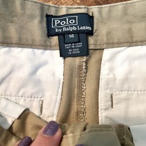 Polo Ralph Lauren Boys khaki pants. Size 14